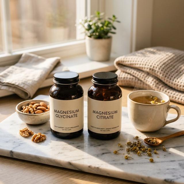 Magnesium Glycinate vs. Citrate: Which One Should You Take?
