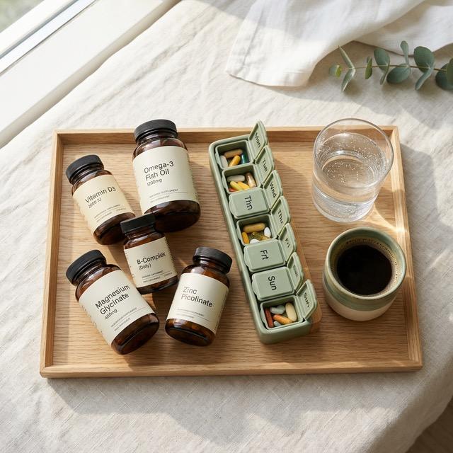 The Perfect Morning Supplement Stack for Energy and Focus