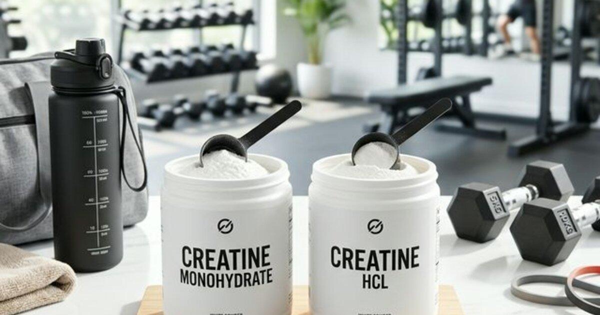 Creatina Monohidratada vs. HCL: Qual forma deve tomar?
