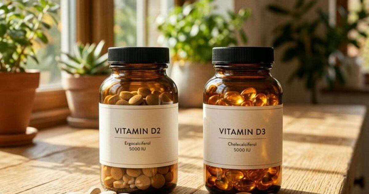 Vitamina D2 vs. D3: Qual forma deve suplementar?