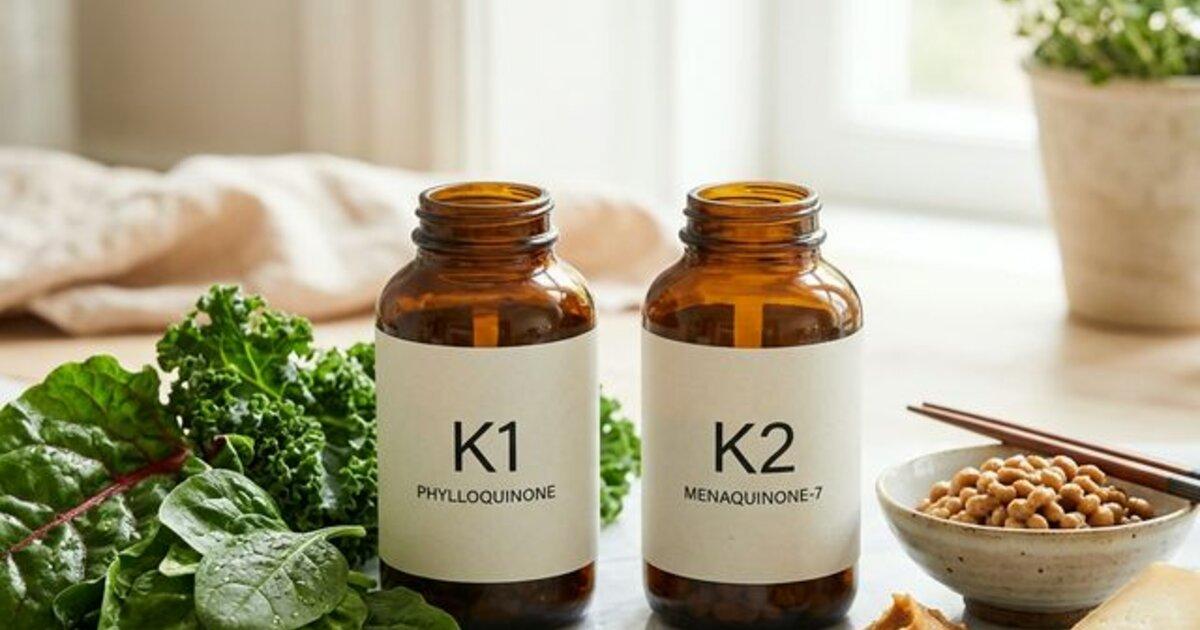 Vitamina K1 vs. K2: Por que a diferença importa mais do que pensa