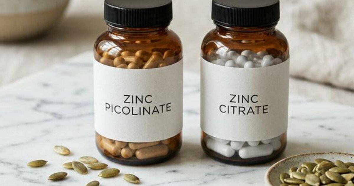 Picolinato de zinco vs. Gluconato de zinco: Qual forma de zinco é melhor?